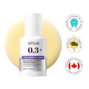 Anua Retinol Serum For Anti-aging 0.3% Retinol (30ml /1.01 Fl.oz.)