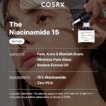 COSRX Niacinamide 15% Face Serum, Minimize Enlarged Pores, Redness Relief, Discoloration Correcting Treatment, Not Tested on Animals, Korean Skin Care, 0.67 fl.oz/20 ml