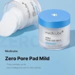 Medicube Zero Pore Pads Mild 2.0 (70 Pads) – Gentle Calming Toner Pads for Exfoliation, Minimizing Pores, and Blackhead Removal with PHA – Ideal for All Skin Types