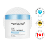 Medicube Zero Pore Pads Mild 2.0 (70 Pads) – Gentle Calming Toner Pads for Exfoliation, Minimizing Pores, and Blackhead Removal with PHA – Ideal for All Skin Types