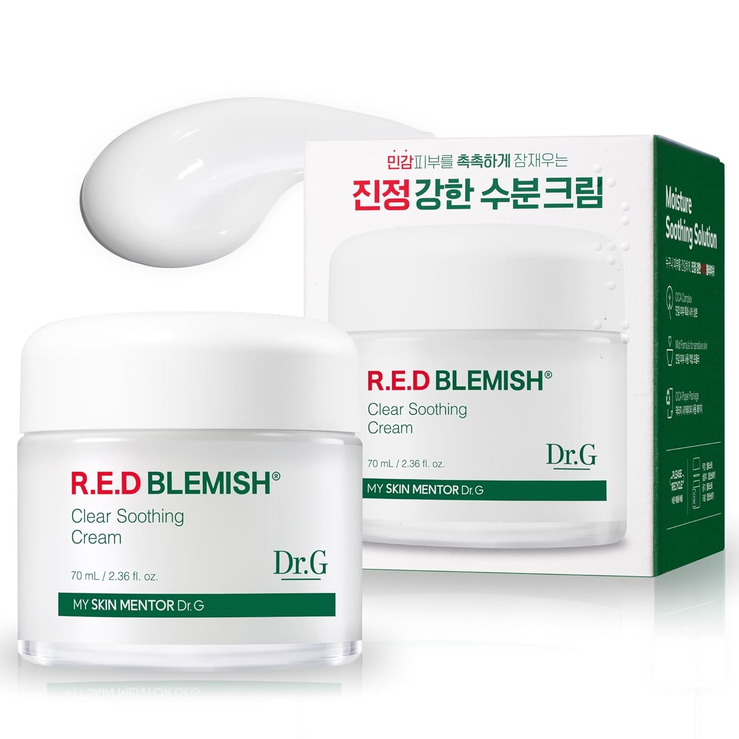 おまけ有り Dr.G BLEMISH Clear Soothing Cream Dr.G Red Blemish Clear Soothing Cream 70ml - Brighten Skin