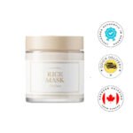 I'm from Rice Mask, Gentle Exfoliating Wash Off Facial Mask for Dull, Rough Skin, Pore Clearing, Remove Dead Skin Cells, Uneven Skin Tone, Smooth Skin, Moiustirinzg, Radiant 110g