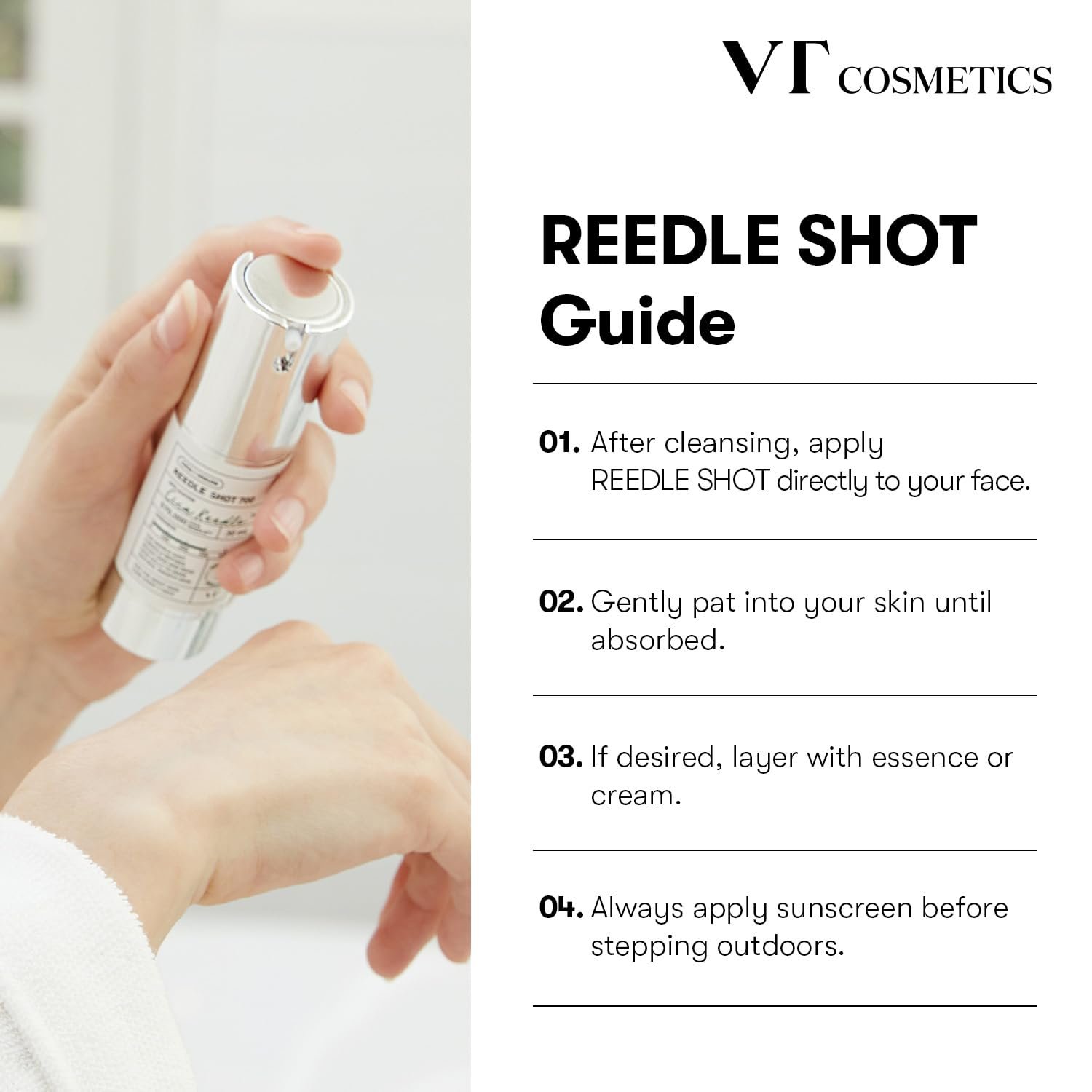 Vt Cosmetics Reedle Shot 300 Essence 50ml - Korean shop