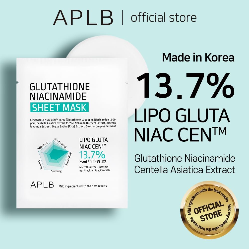 APLB Glutathione Niacinamide Sheet Mask (1EA)