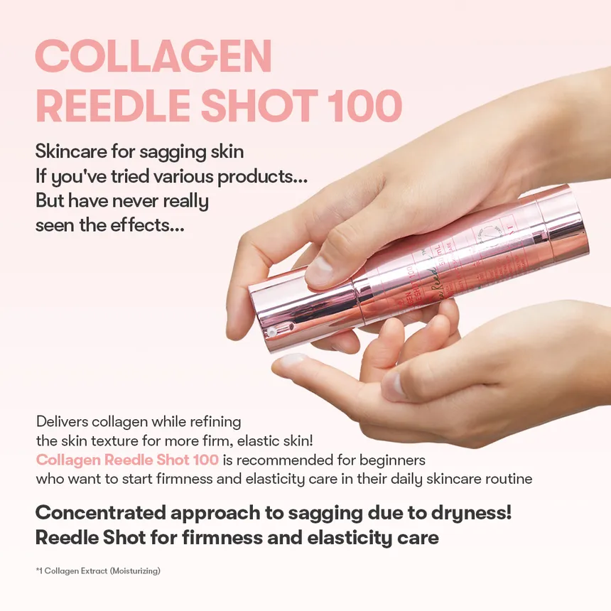 VT COSMETICS COLLAGEN REEDLE SHOT 100 - PINK - Korean shop