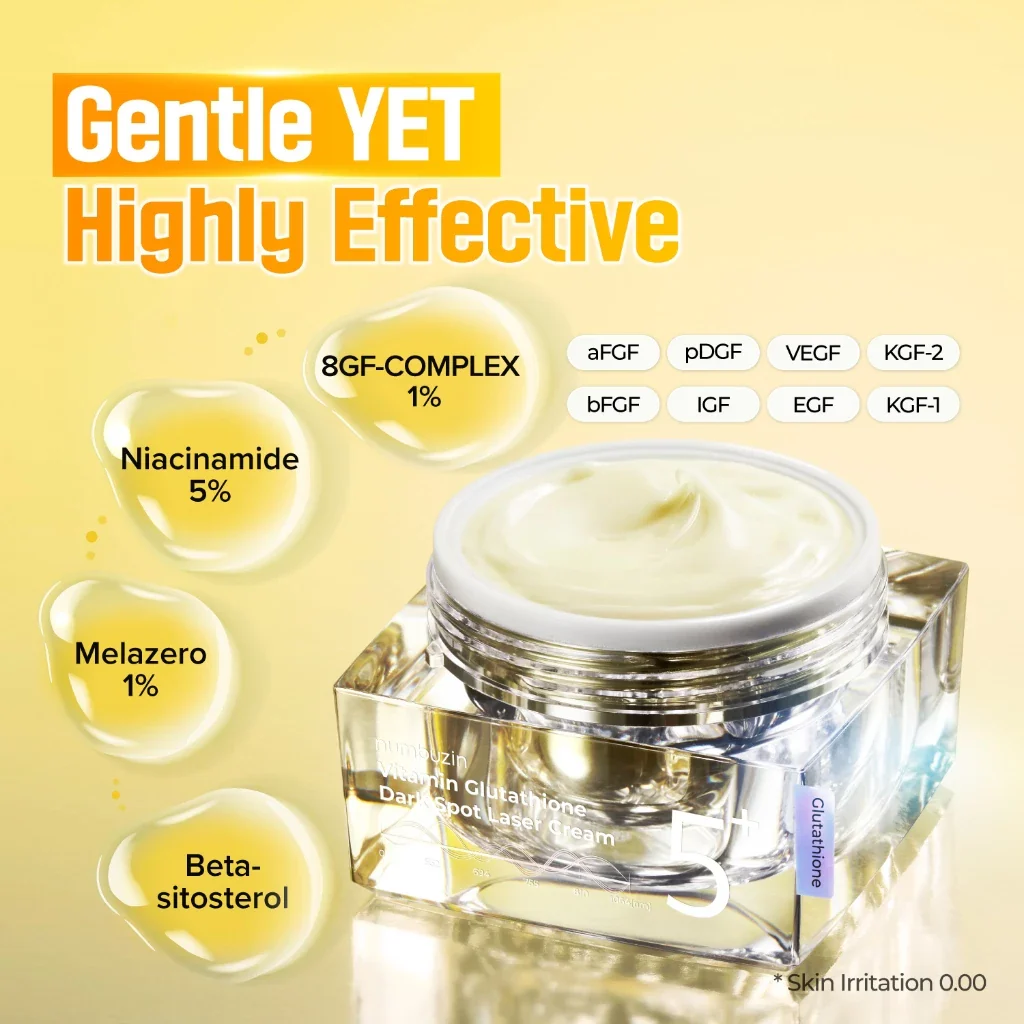Numbuzin No.5+ Vitamin Glutathione Dark Spot Laser Cream 50ml