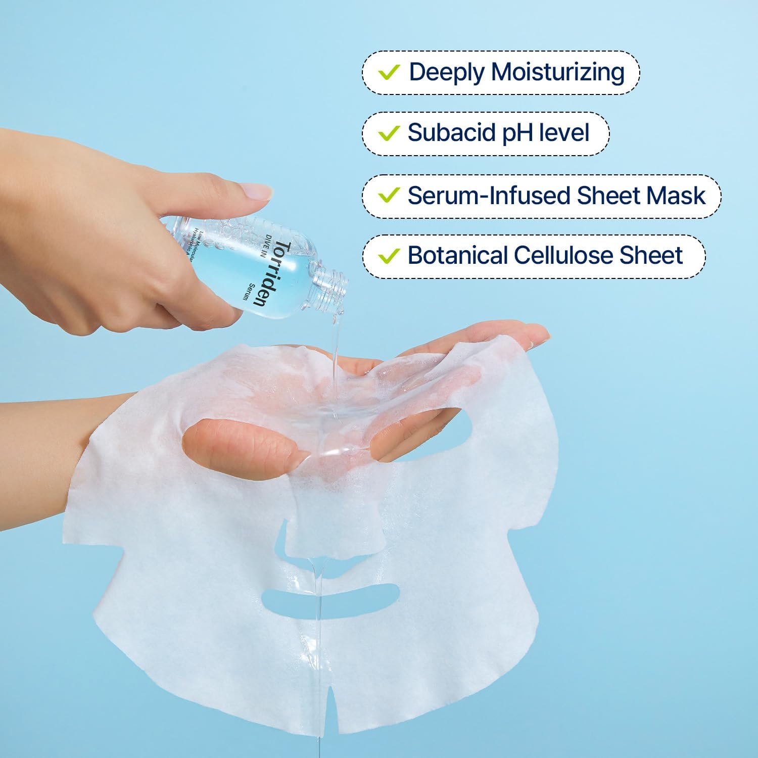 Torriden DIVE-IN Low Molecule Hyaluronic Acid Mask Set 10 pcs - Image 5