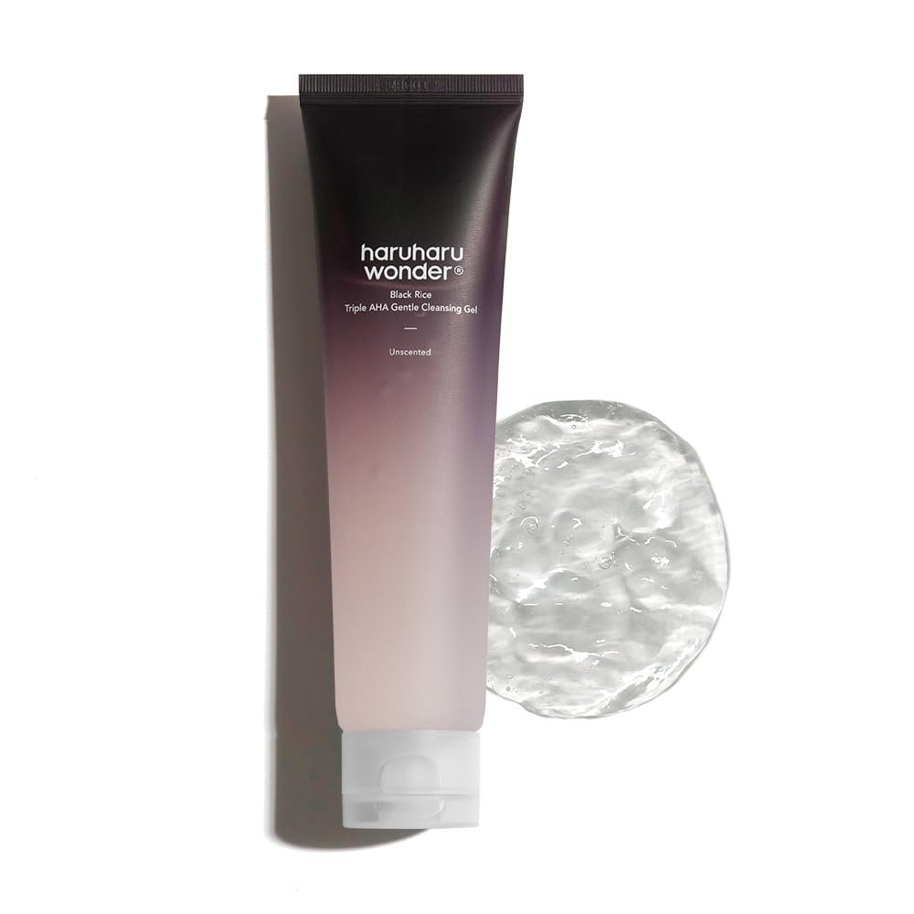 Haruharu Black Rice Triple AHA Gentle Cleansing Gel 100ml - Korean