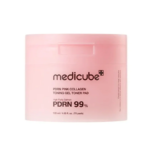 Medicube PDRN PINK COLLAGEN TONING GEL TONER PAD 70PCS