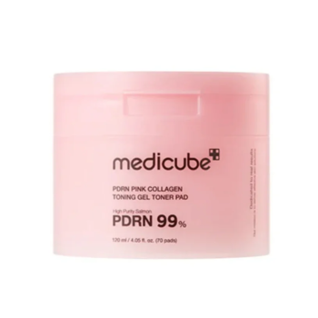 Medicube PDRN PINK COLLAGEN TONING GEL TONER PAD 70PCS