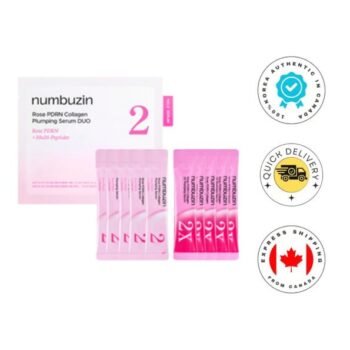 Numbuzin No.2 Rose PDRN Collagen Plumping Serum DUO 1.2ml 10Pcs