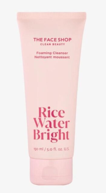 THE FACE SHOP RICE WATER BRIGHT RICE BRAN FACIAL FOAMING CLEANSER 150ML