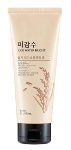 THE FACE SHOP RICE WATER BRIGHT RICE BRAN FACIAL FOAMING CLEANSER 150ML