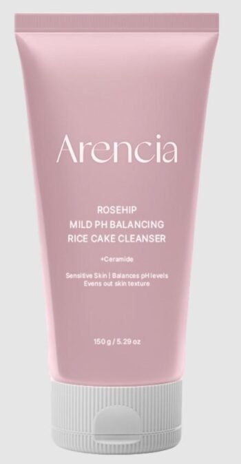 ARENCIA Rosehip Mild PH Balancing Rice Cake Cleanser 150g