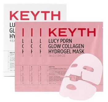 KEYTH Lucy PDRN Glow Collagen Hygrogel Mask 4 Pc