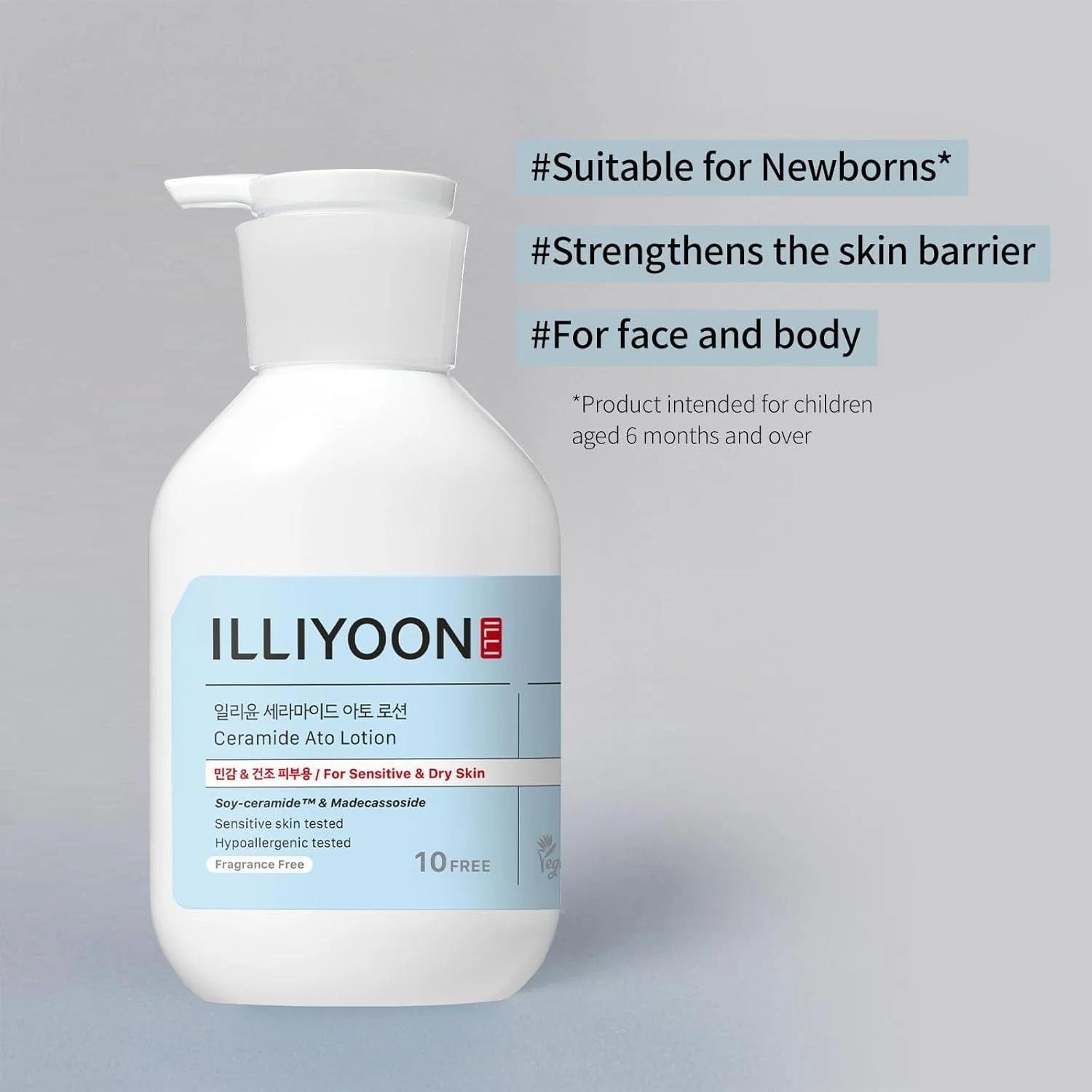 ILLIYOON Ceramide Ato Lotion 350ml (2025) - Korean shop