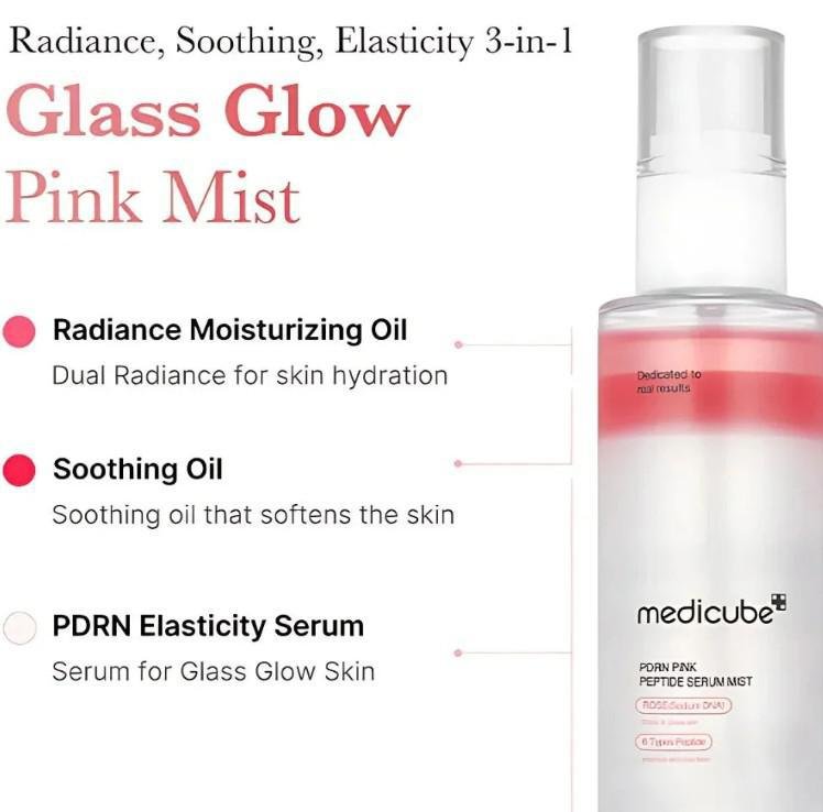 Medicube Pdrn Pink Glutathione Serum Mist 100ml