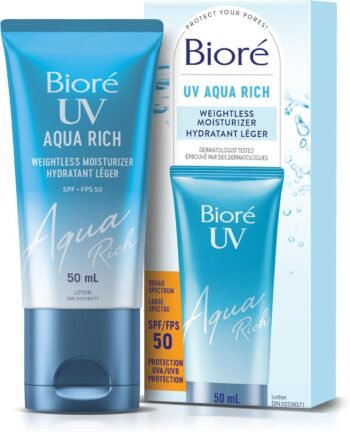 BIORE UV Aqua Rich Weightless Moisturizer Sunscreen 50ml