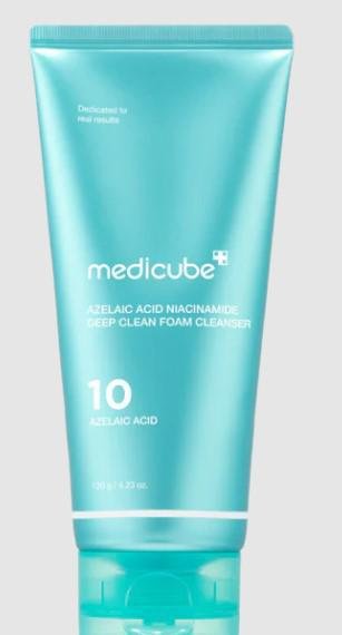 MEDICUBE AZELAIC ACID NIACINAMIDE DEEP CLEAN FOAM CLEANSER 120G