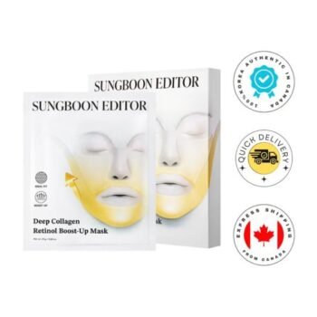 Sungboon Editor Deep Collagen Retinol Boost Up Mask Set (4Pcs)