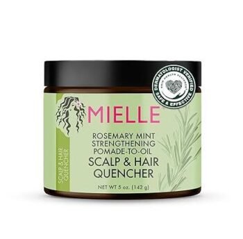 MIELLE Rosemary Mint Strengthening Pomade-To-Oil Scalp & Hair Quencher (5oz)