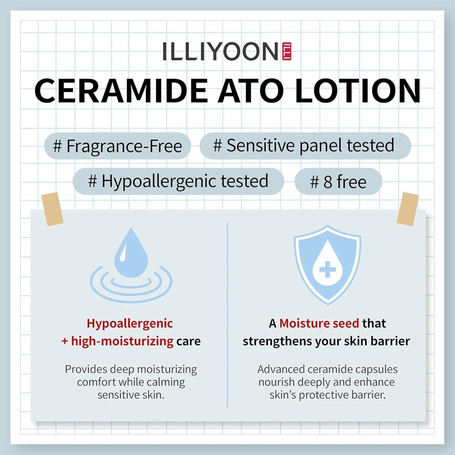 ILLIYOON Ceramide Ato Lotion 350ml (2025) - Image 9