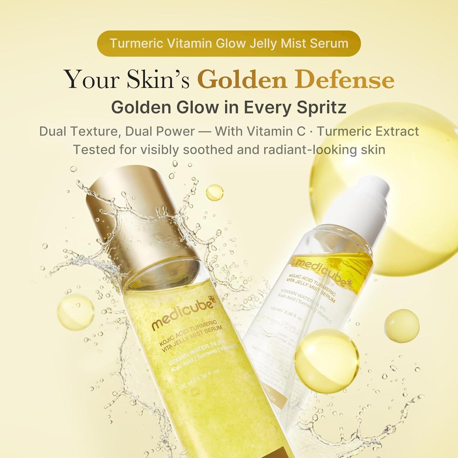 Medicube Kojic Acid Turmeric Vita Jelly Mist Serum 100ml - Korean shop