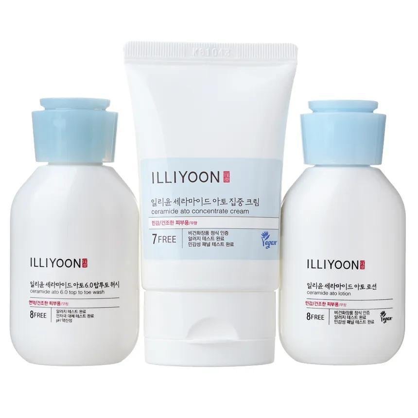 ILLIYOON Ceramide Ato Travel Kit (3 Pcs) - Korean shop