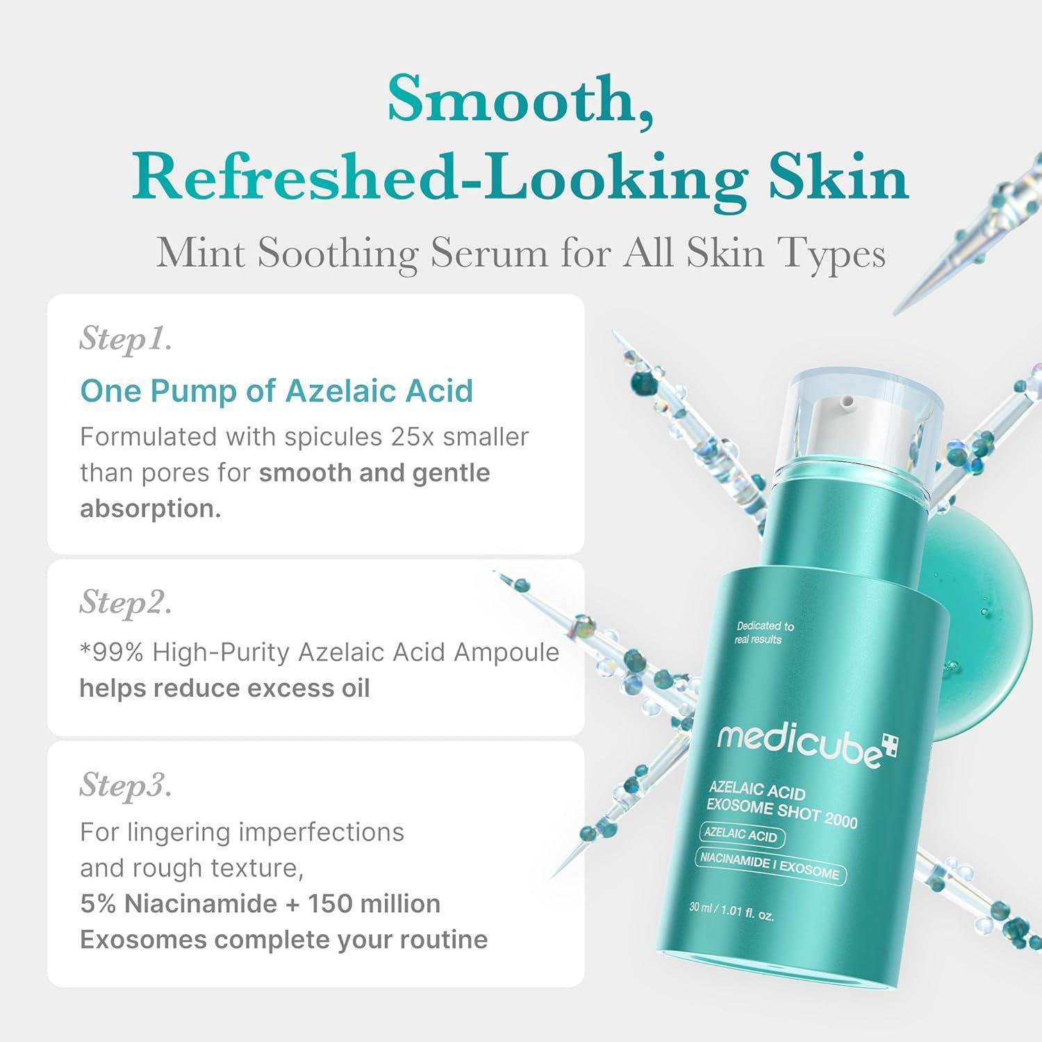MEDICUBE AZELAIC ACID EXOSOME SHOT 2000 30ML - Korean shop