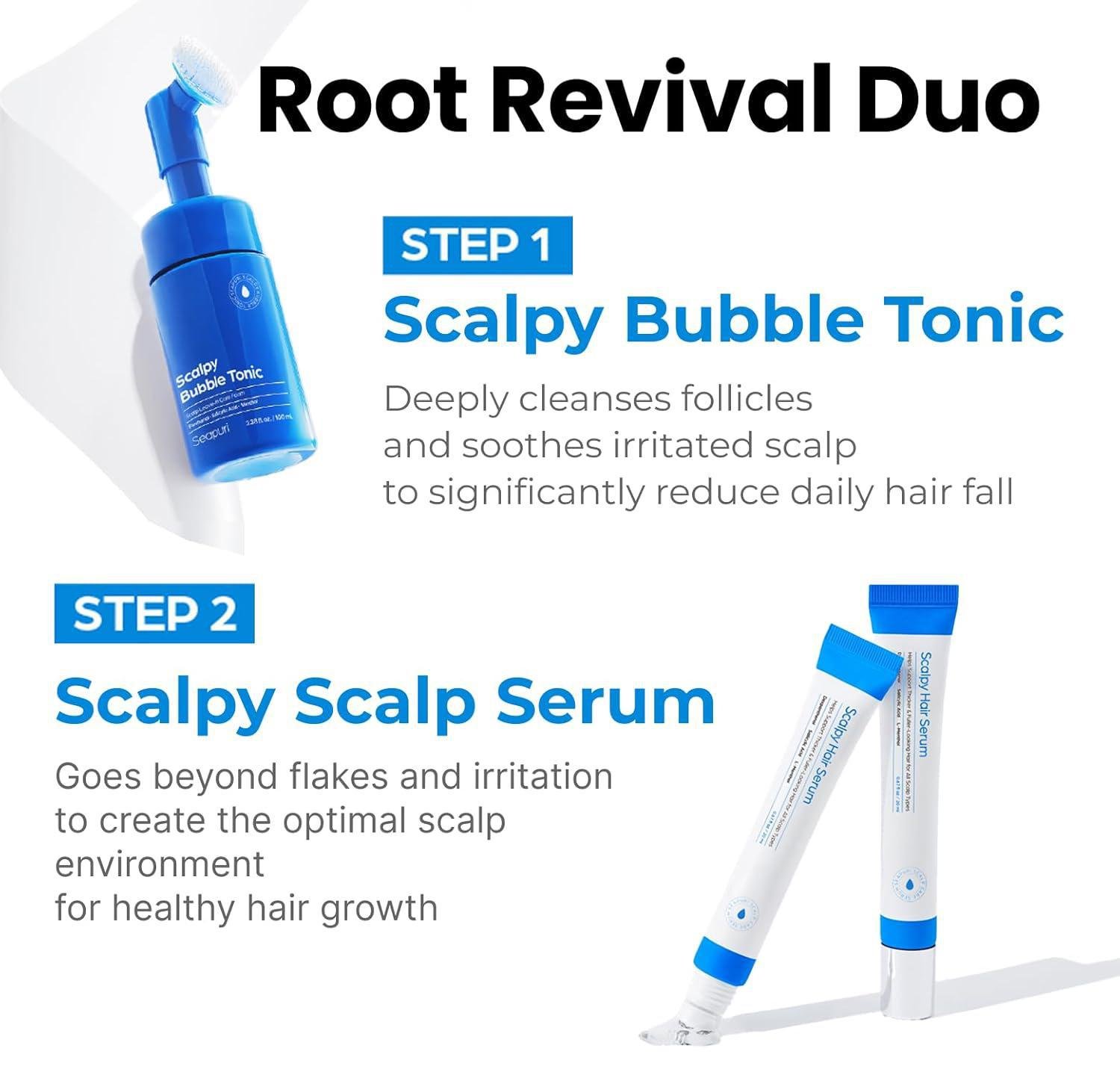 Seapuri Scalpy Bubble Tonic 100ml – Korean Scalp Care - Korean shop