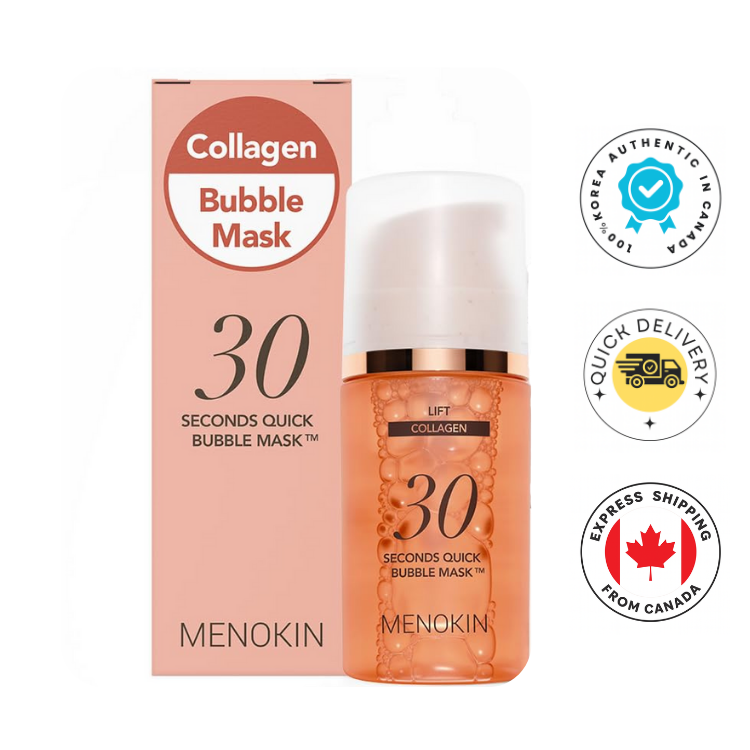 MENOKIN 30 Seconds Quick Bubble Mask 4 Types - Korean shop