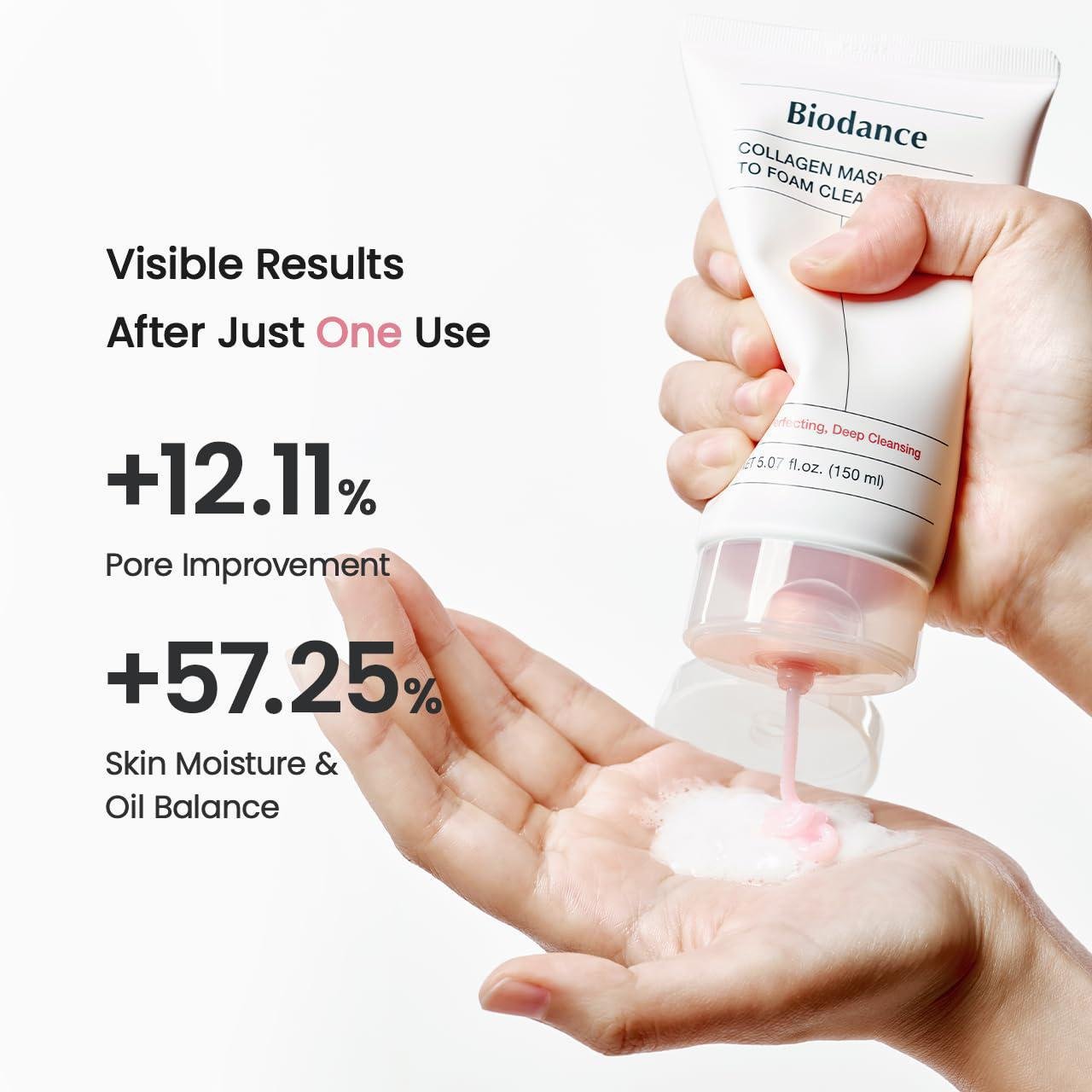 BIODANCE Collagen Mask To Foam Cleanser 150ml - Korean shop