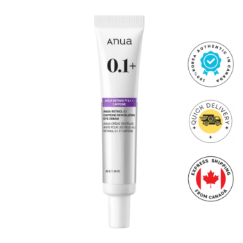 Anua Retinol 0.1 Caffeine Revitalizing Eye Cream 30gm