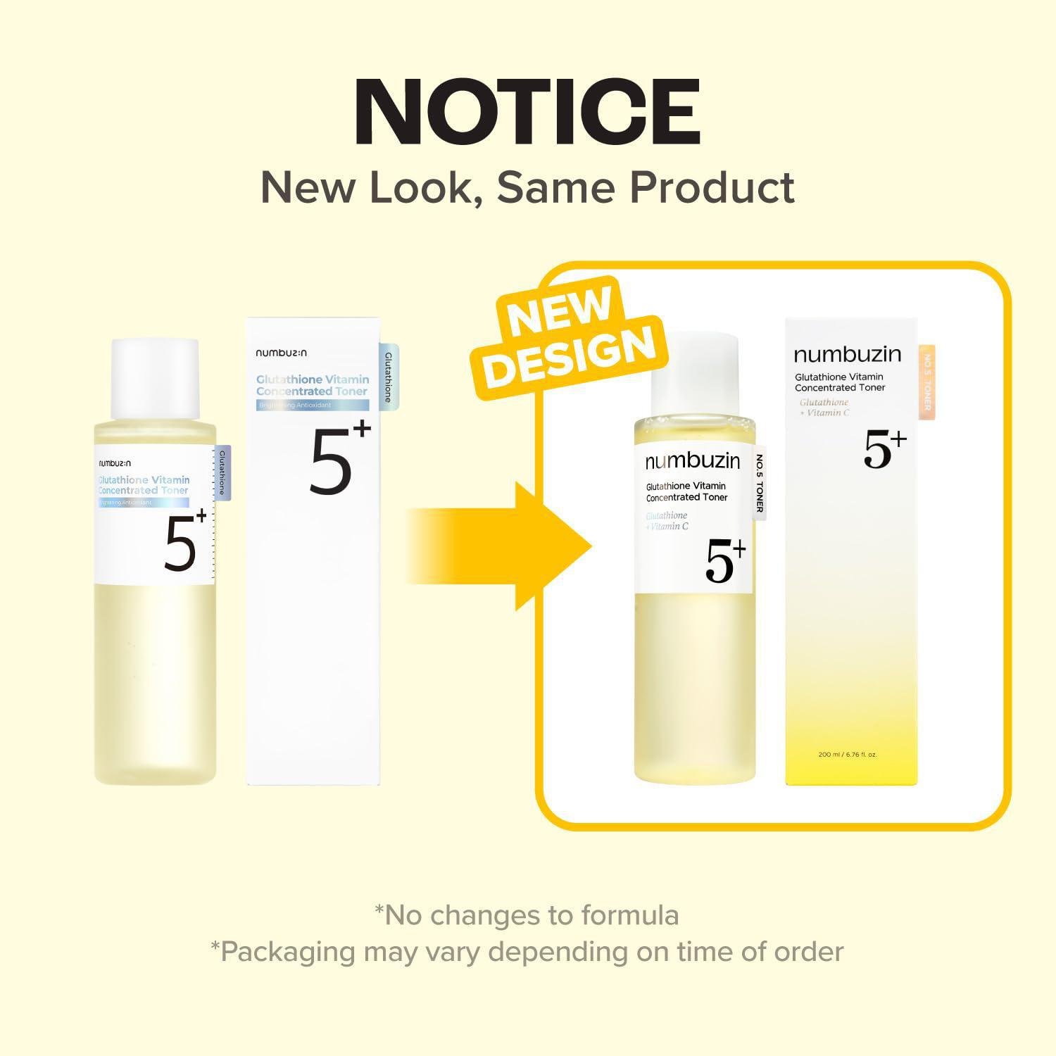 Numbuzin No.5 Vitamin Boosting Essential Toner 200ml - Korean shop