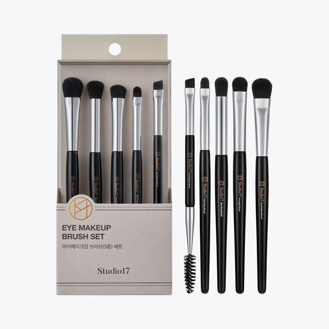 STUDIO 17 Eye makeup brush set 5 Pcs - Korean shop