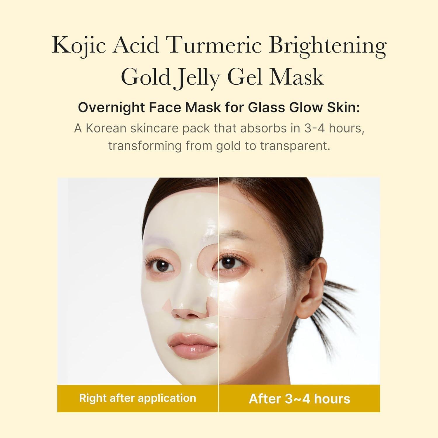 TURMERIC BRIGHTENING GEL MASK for Radiant Skin - Korean shop