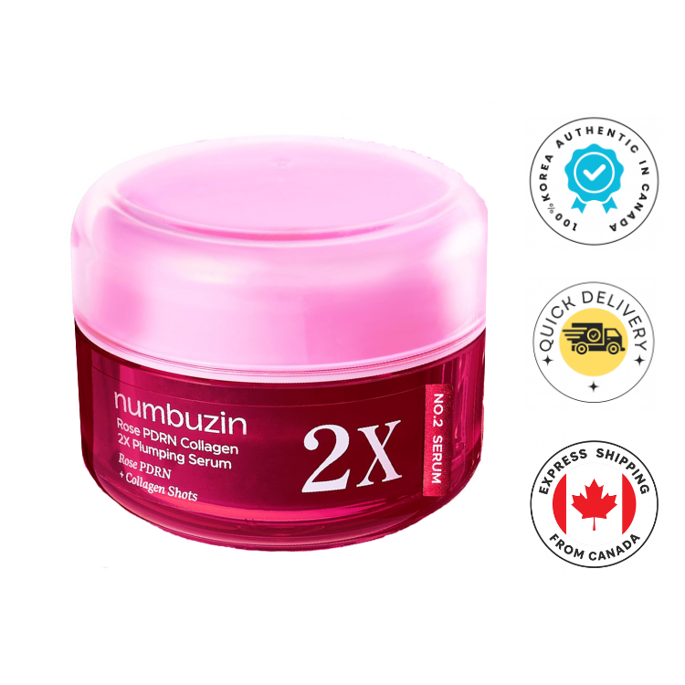 Numbuzin No.2 Rose PDRN Collagen 2X Plumping Serum 30ml - Korean shop