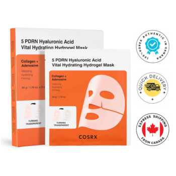COSRX 5 PDRN Hyaluronic Acid Vital Hydrating Hydrogel Mask Set 3 sheets