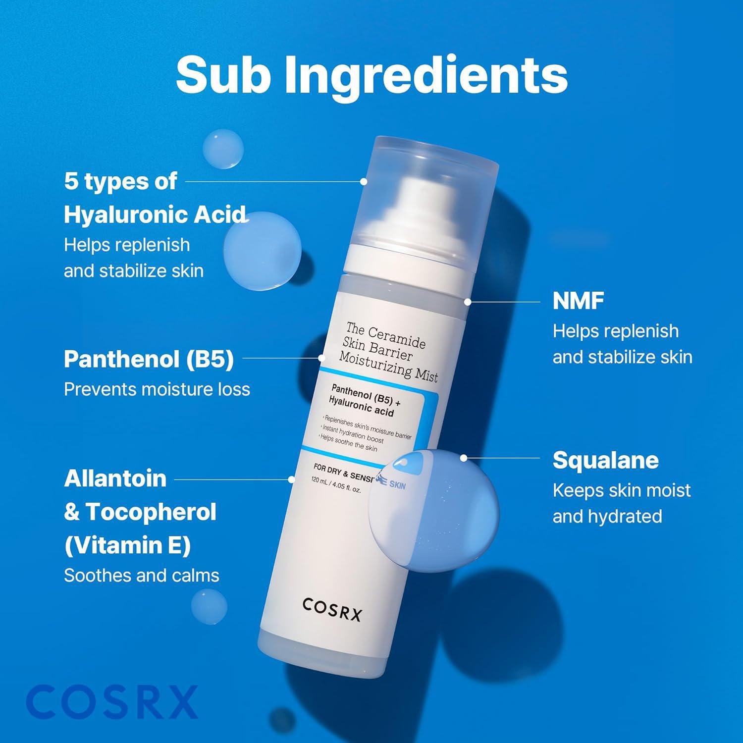 COSRX The Ceramide Skin Barrier Moisturizing Mist 120ml - Korean shop