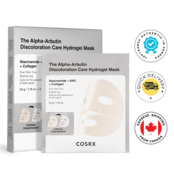 COSRX The Alpha-Arbutin Discoloration Care Hydrogel Mask Set 3Pcs