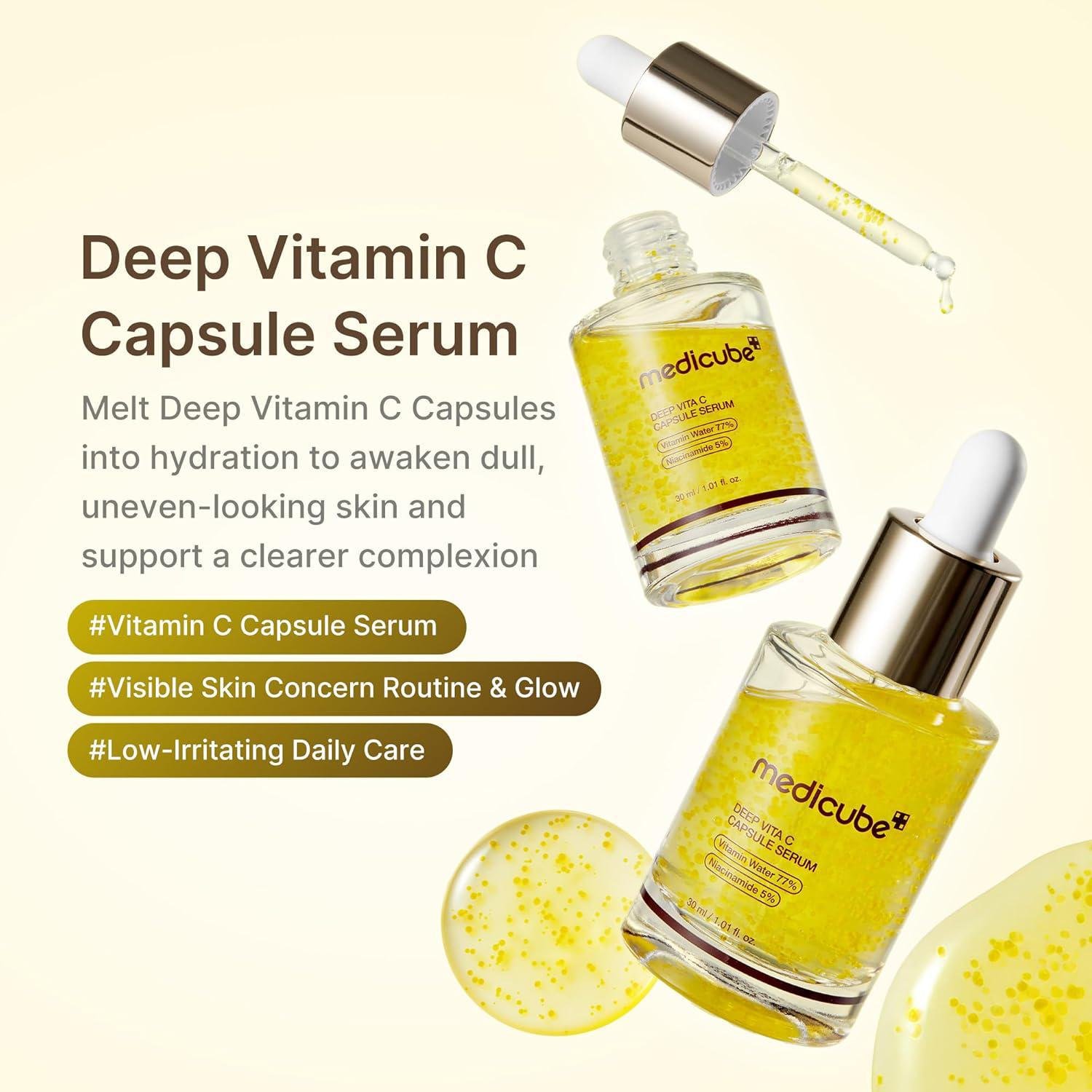 Medicube Deep VITA C Capsule Serum 30ml - Korean shop