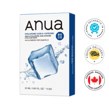 Anua Hyaluronic Acid 8 Catechin Cool Slim Mask Set 10 sheets