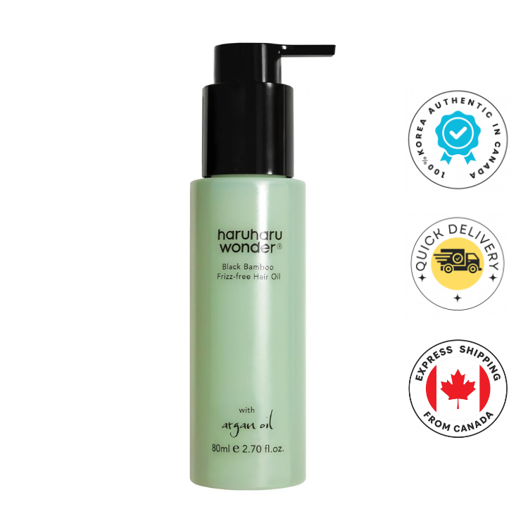 Haruharu Wonder Black Bamboo Frizz-free Hair Oil 80ml - Korean shop