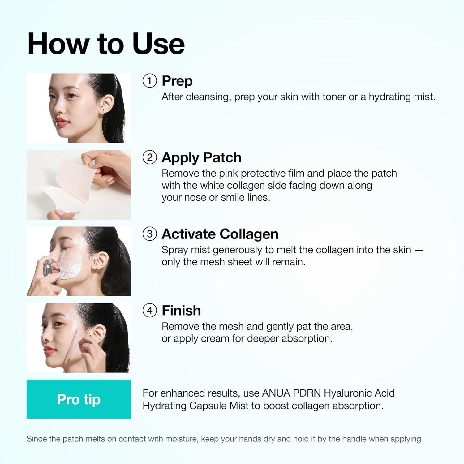 Anua PDRN Collagen Melting Patch For Glass Skin 4 Pairs - Image 9