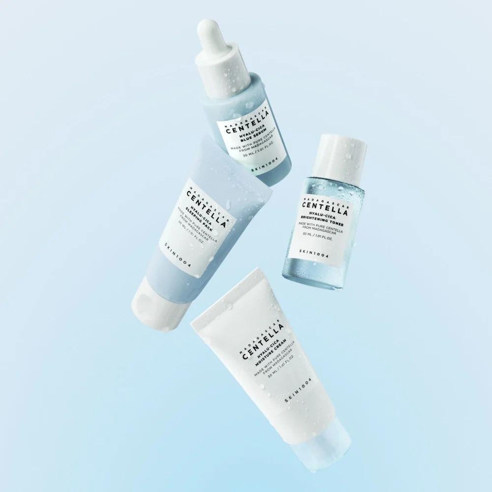 Skin1004 Madagascar Centella Hyalu-Cica Travel Kit 4Pcs - Korean shop