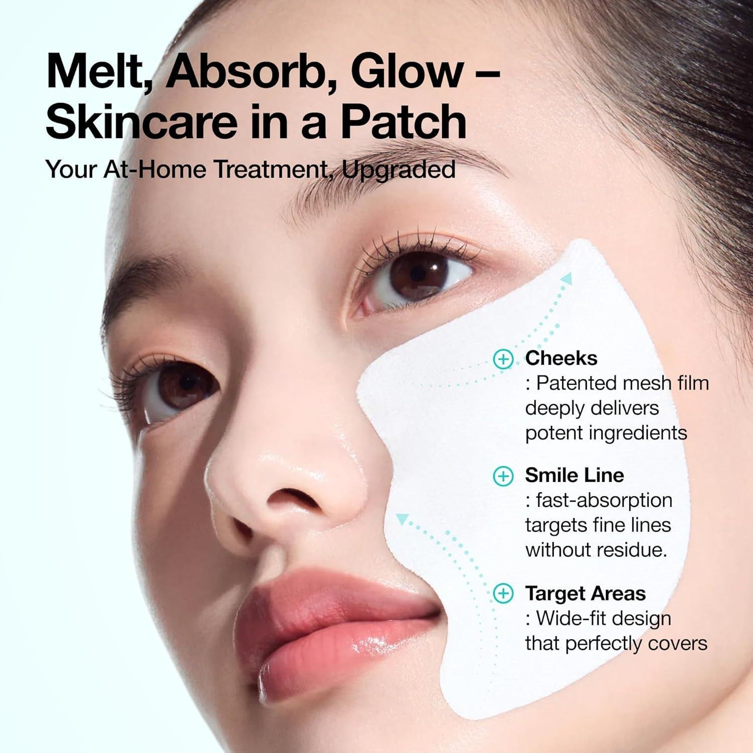 Anua PDRN Collagen Melting Patch For Glass Skin 4 Pairs - Image 7