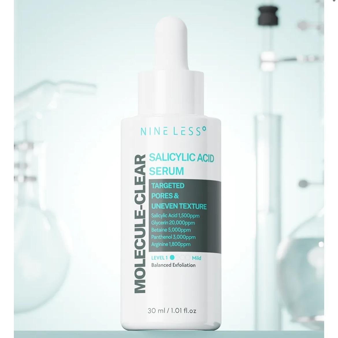 NINELESS Molecule-Clear Salicylic Acid Serum 30ml - Korean shop