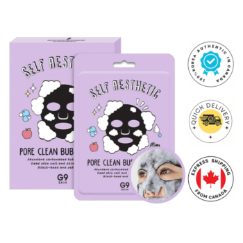 G9skin Self aesthetic Pore clean Bubble mask 5pcs