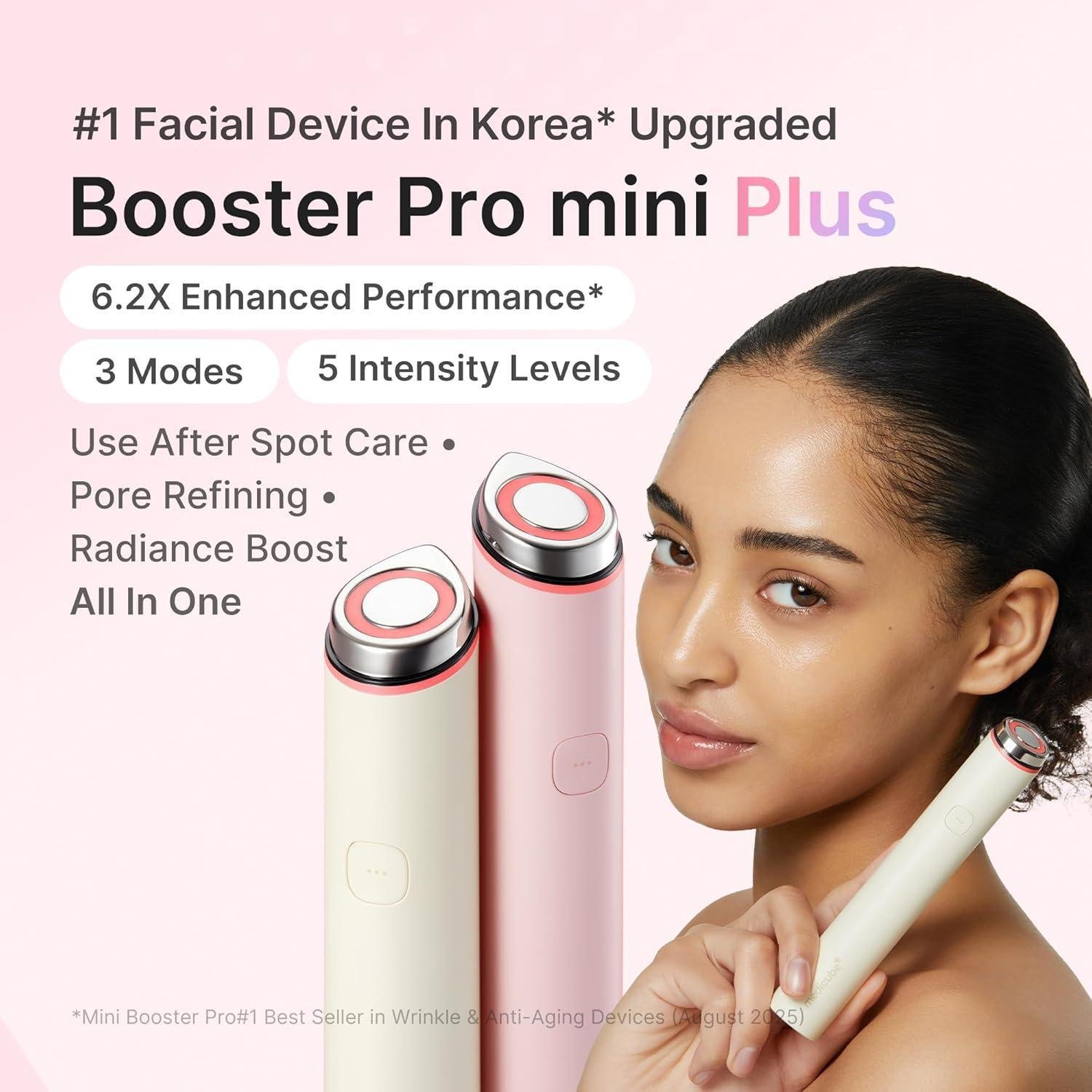 ボディ・フェイスケア AGE-R booster Pro mini Medicube Age-R Booster Pro Mini Plus Pink - Glow Boost - Korean shop