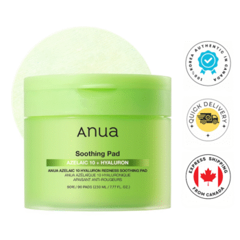 ANUA AZELAIC ACID 10 HYALURON REDNESS SOOTHING PAD 230ml 90 Pads
